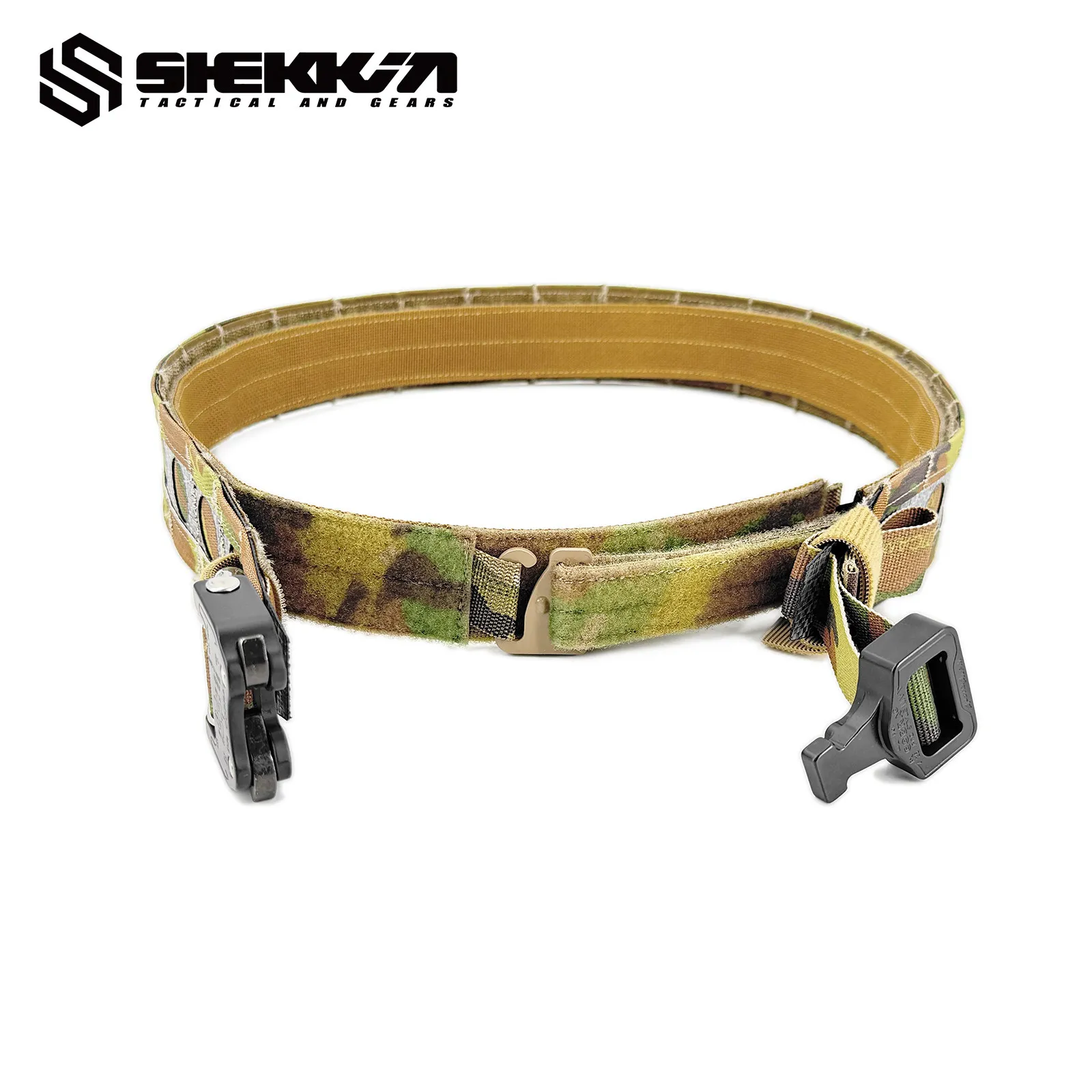 Cinturón táctico MOLLE Shekkingears Ferro Bison perfil bajo interior - imagen 5