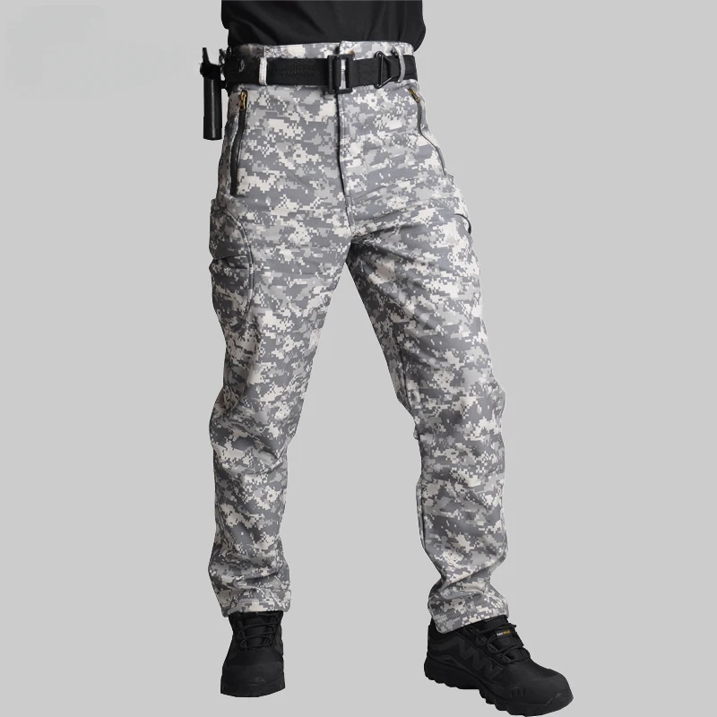 TAD Shark Skin: pantalón de caza camuflado, forro polar cortaviento