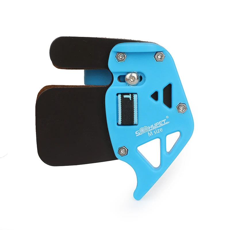 Protector de dedo para tiro con arco recurvo tradicional mano derecha - imagen 4