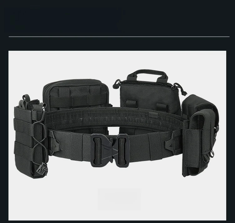 Conjunto de bolsas modulares desmontadas del cinturón