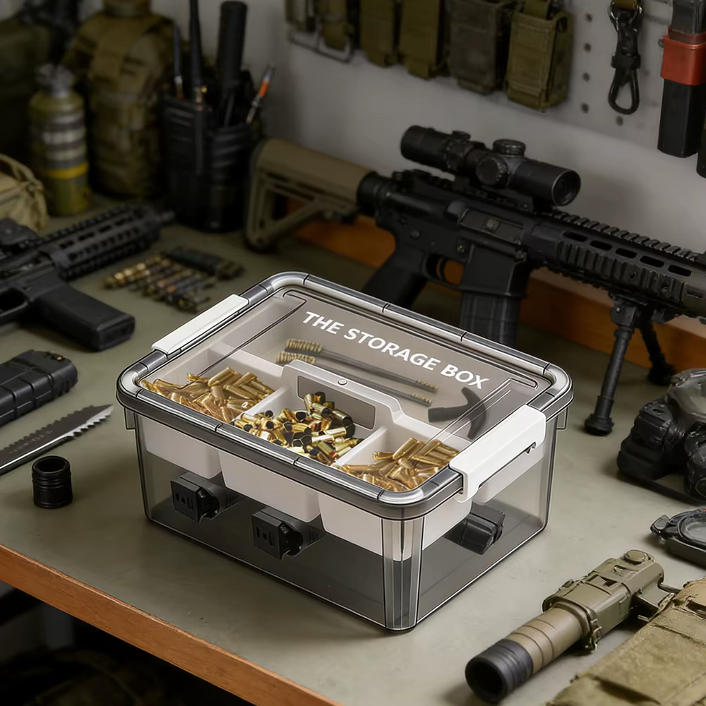 Funda táctica rígida transparente para pistola, organizador munición - imagen 4