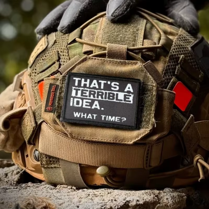 Parche táctico brazalete adhesivo MOLLE para mochila - imagen 4