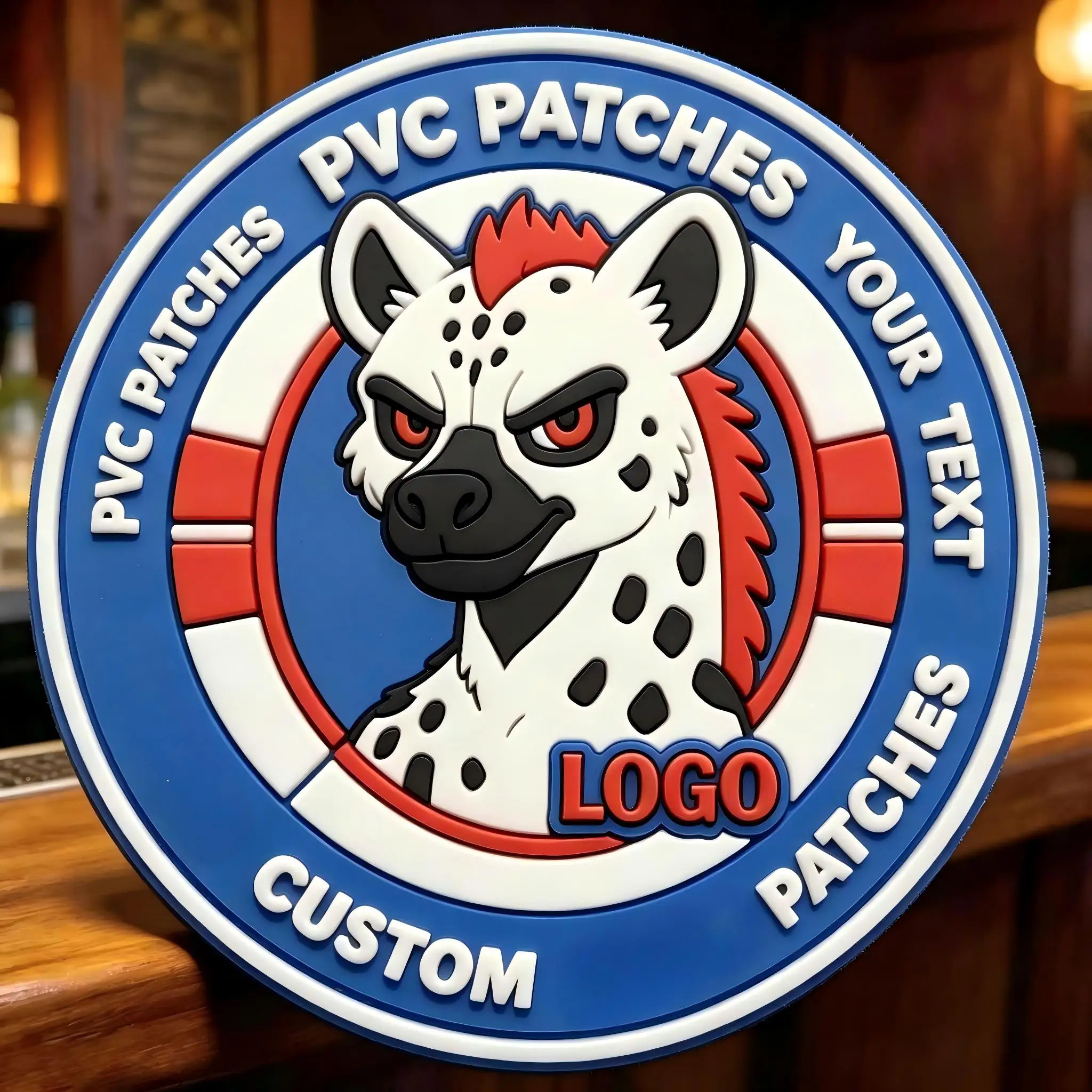 Parche táctico PVC 3D termoadhesivo autoadhesivo con logo personalizado - imagen 4
