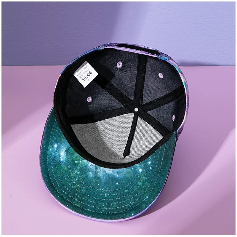 Gorra snapback plana con visera rígida estilo hip hop skate - imagen 4