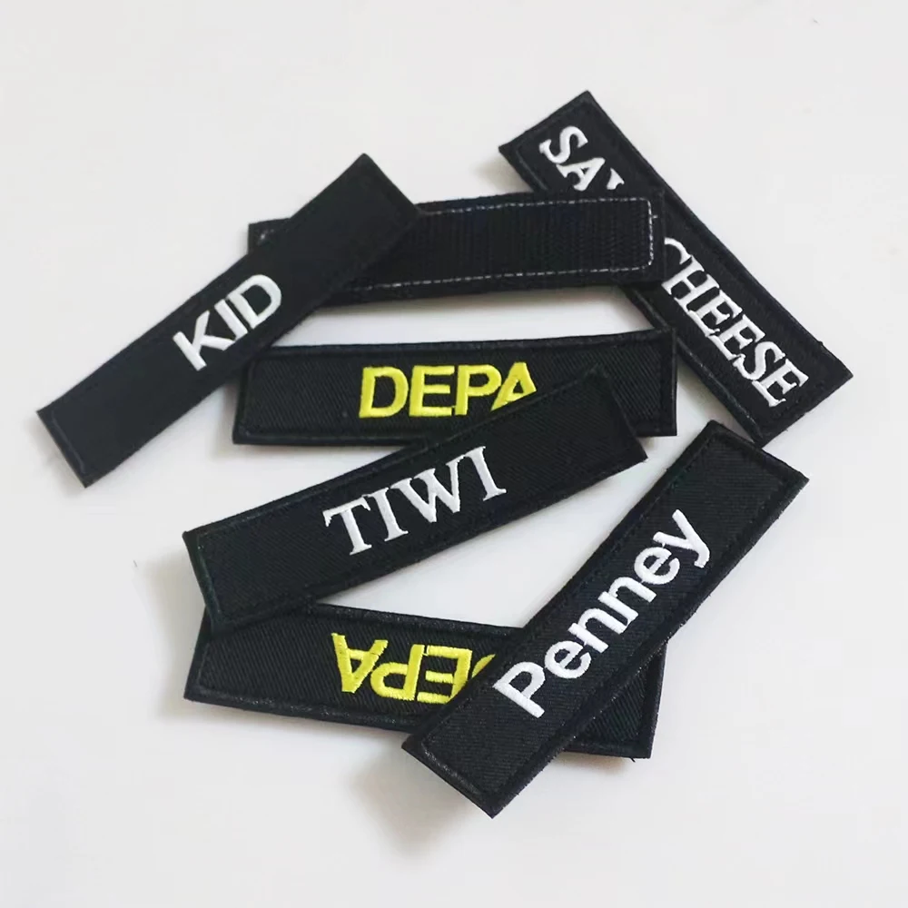 Parche táctico personalizado con nombre bordado para chaleco MOLLE - imagen 5