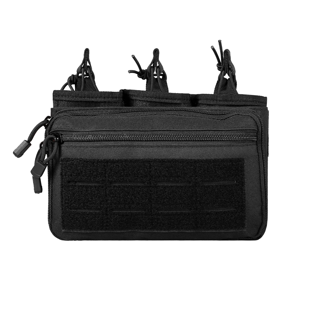Portacargador triple MOLLE para rifle, bolsa táctica desmontable - imagen 3