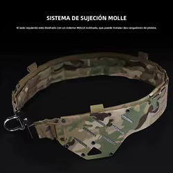 SINAIRSOFT ARC – Cinturón táctico MOLLE con hebilla metálica