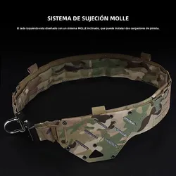SINAIRSOFT ARC – Cinturón táctico MOLLE con hebilla metálica