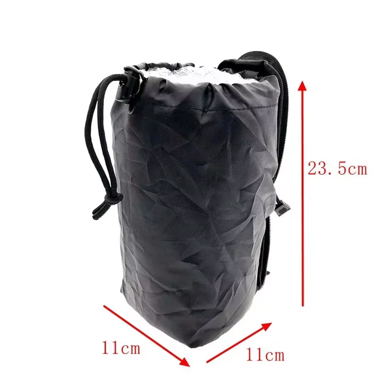 Bolsa táctica plegable MOLLE para caza, acampada y uso en cinturón