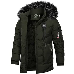 Parkas de invierno para hombre alta calidad chaqueta cortaviento