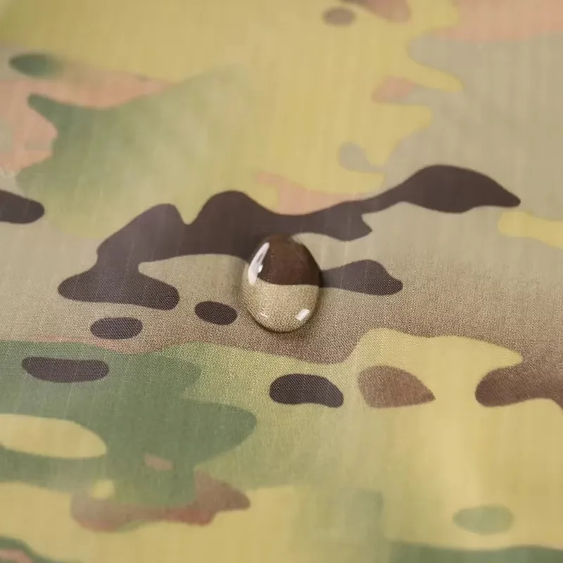 Tela tafetán camuflaje PU impermeable ultrafina poliéster resistente