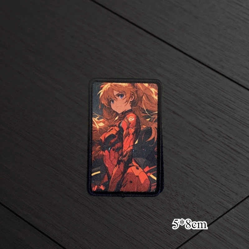 Diseño de parche con motivos anime