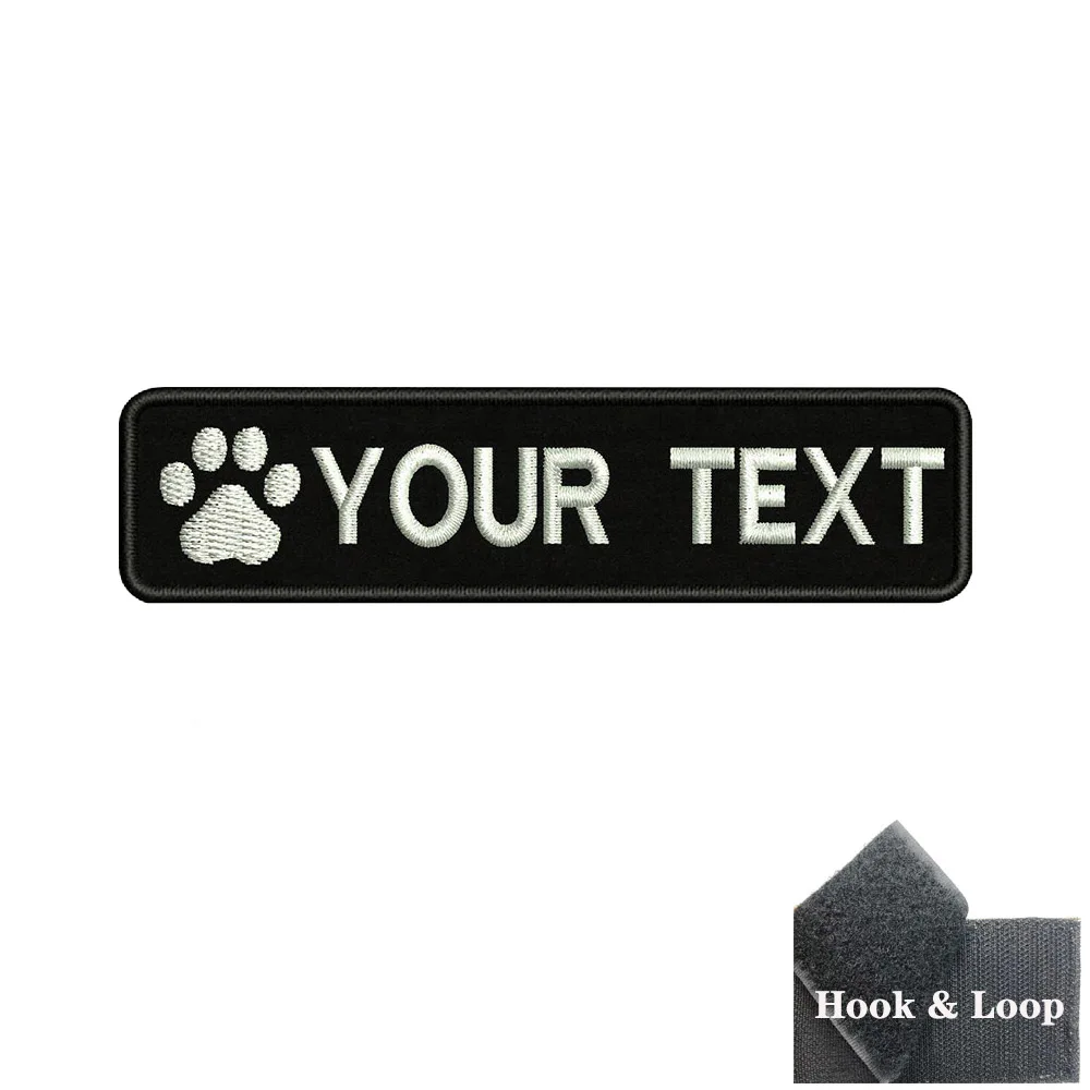 Parche bordado huella de perro – Táctico para collar o equipación - imagen 4