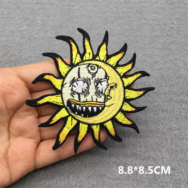 Parche bordado termoadhesivo Moon Sun táctico para MOLLE - imagen 2