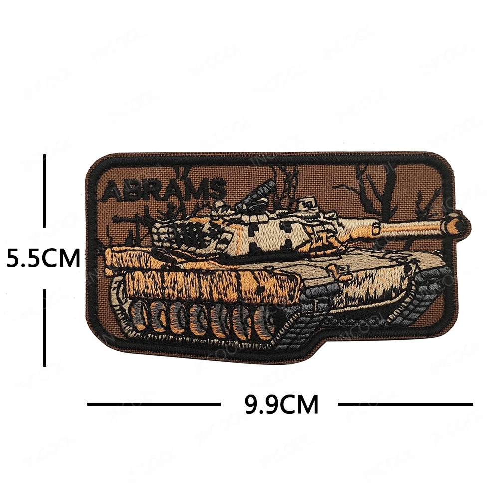 Parche PVC militar tanque verde – Accesorio táctico para uniforme - imagen 5