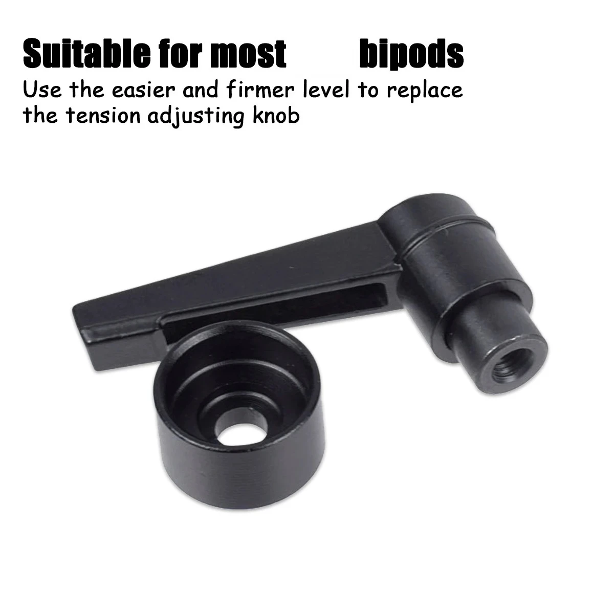 Adaptador Harris bípode rifle – Montaje giratorio táctico - imagen 2