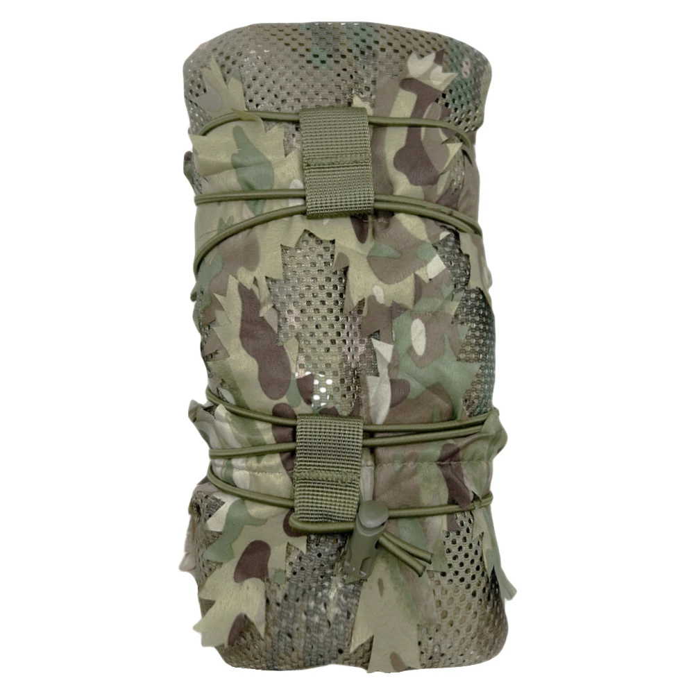 Kit completo de cordón elástico táctico MOLLE con bucles y candado