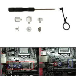Kit Tornillos Hexagonales M.2 SSD Resistentes para Portátiles ASUS