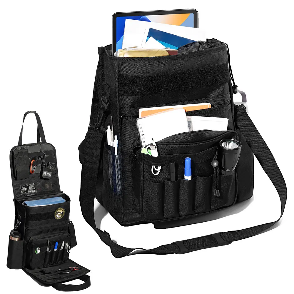 Bolsa táctica herramientas MOLLE plegable EDC portabotellas tiro - imagen 5