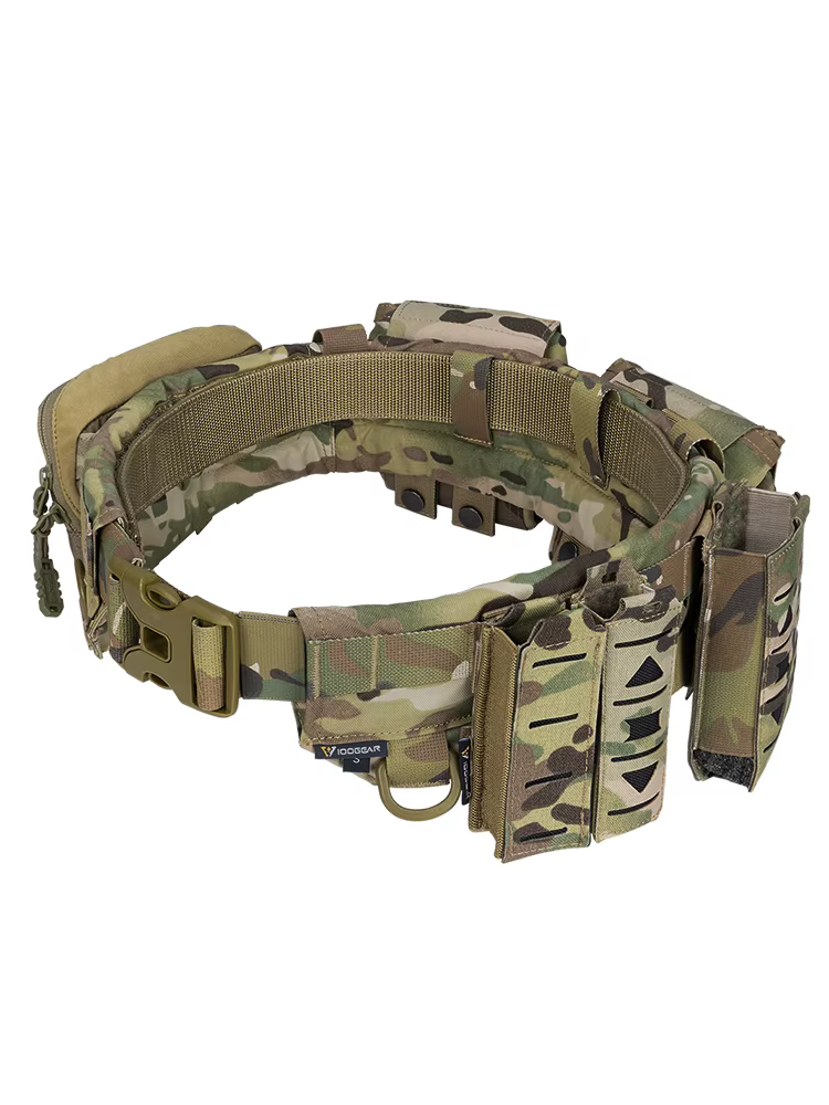 Cinturón táctico MOLLE ajustable con hebilla de liberación rápida - imagen 2