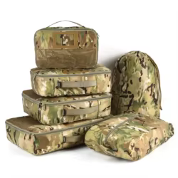 Bolsa de transporte táctica con compartimentos para equipo outdoor