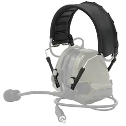 Orejeras electrónicas tácticas COMTAC diadema desmontable caza