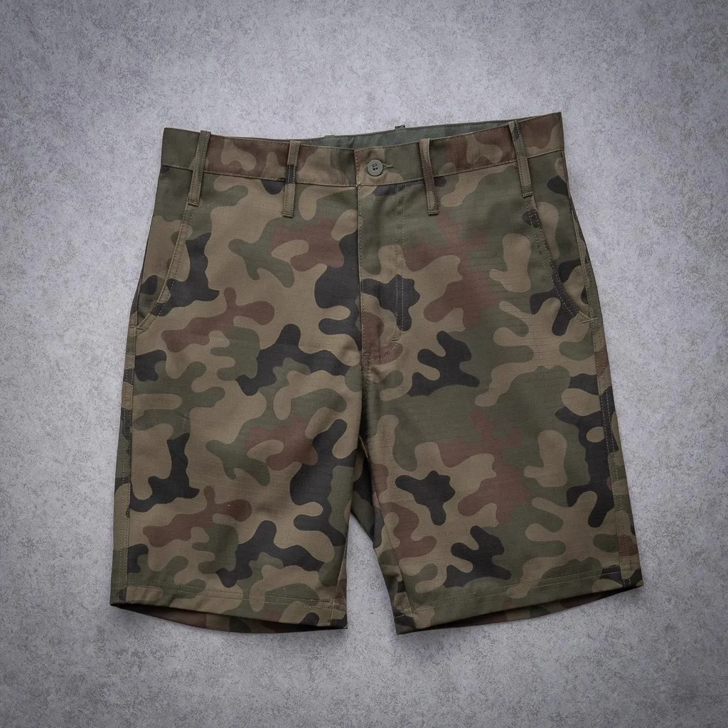 Pantalones cortos tácticos camuflaje sueco geométrico de verano - imagen 4