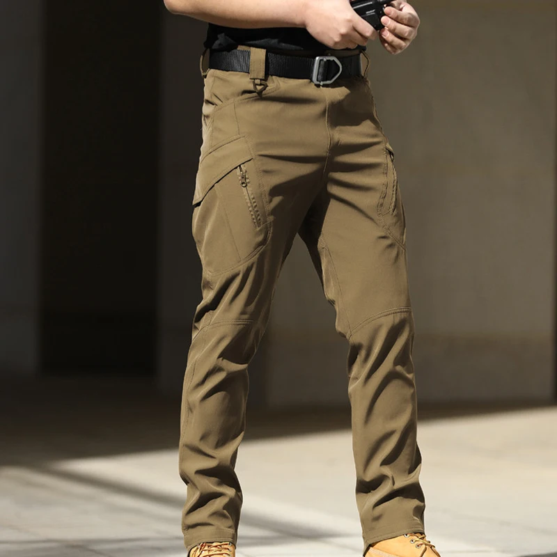 Pantalones tácticos elásticos de secado rápido para hombre - imagen 5