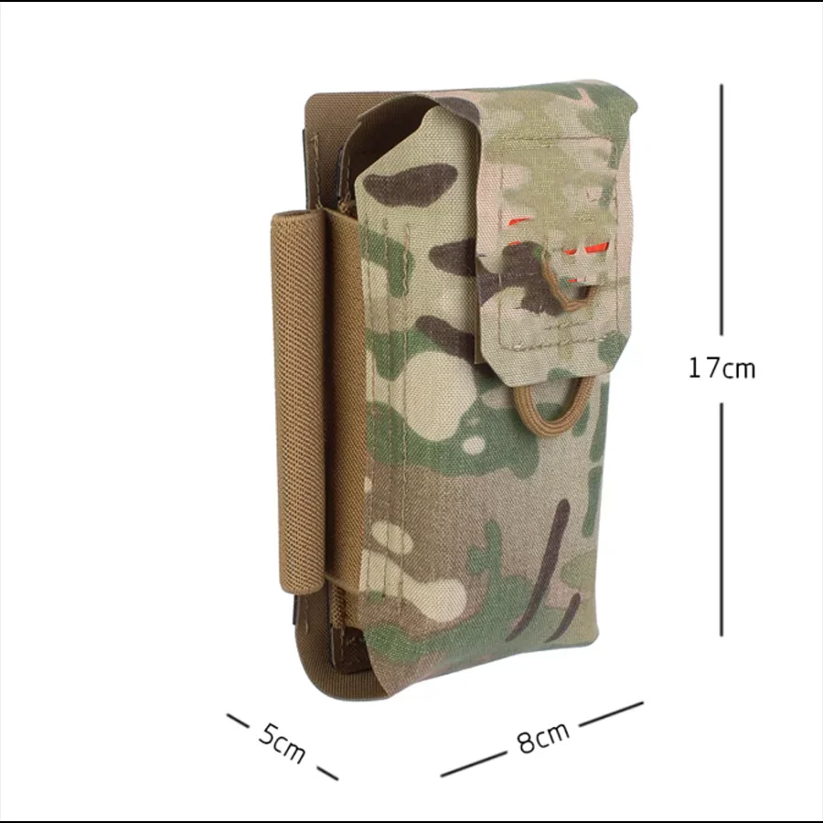 Pouch médico MOLLE vertical para chaleco táctico – modular - imagen 5