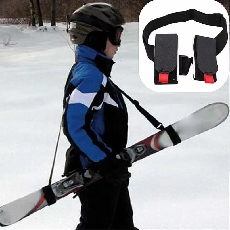 Bastón de ski nylon resistente correa ergonómica hombro ajustable - imagen 2