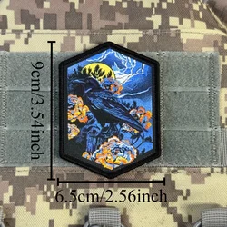 Parche táctico cuervo militar gancho y bucle para airsoft