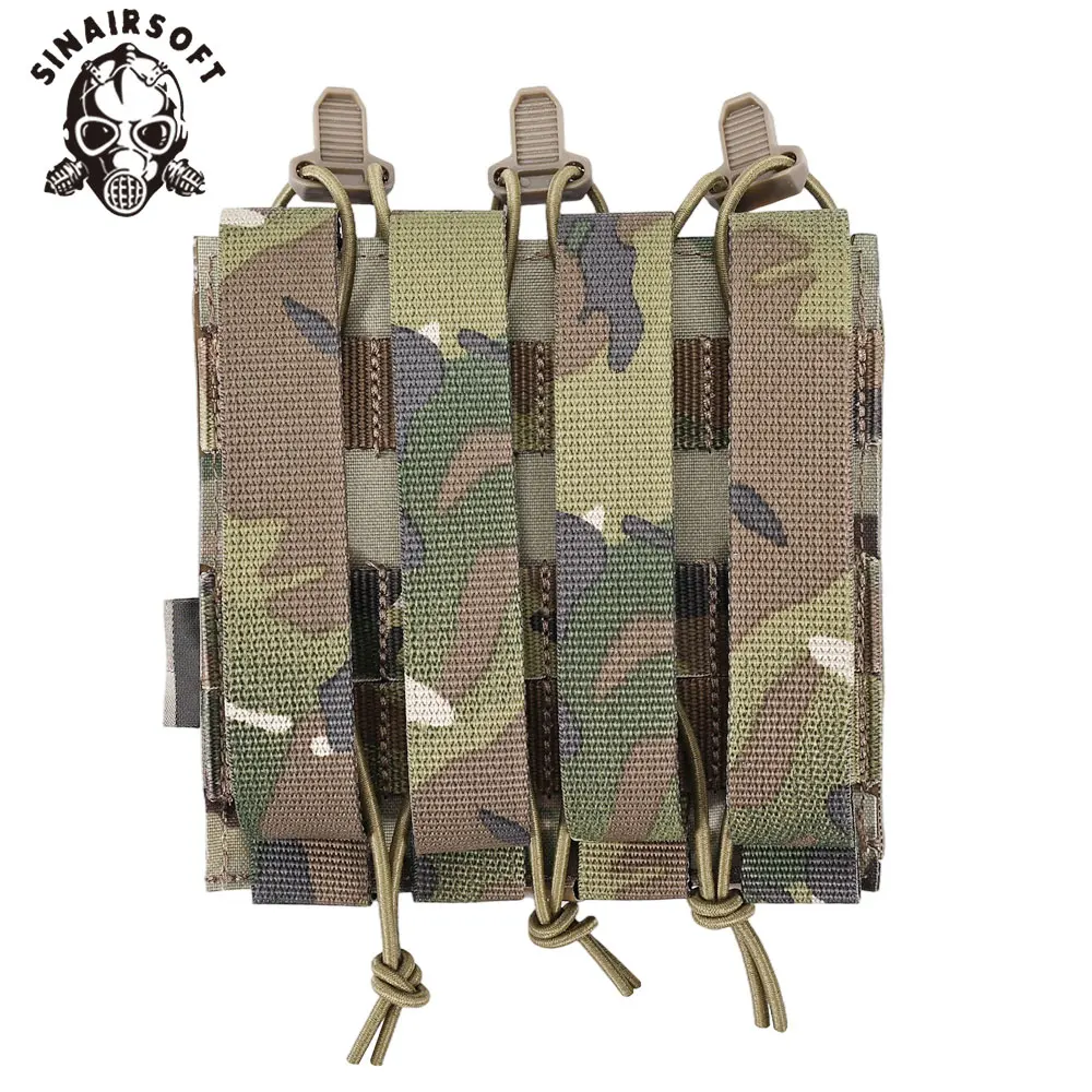 Bolsa táctica SINAIRSOFT para cargadores MP5 MP7 con elásticos - imagen 3