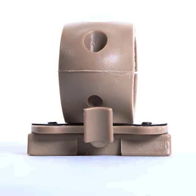 Linterna táctica para casco con luz estroboscópica y clip - imagen 5
