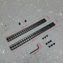 Riel Picatinny aluminio táctico para rifle Airsoft