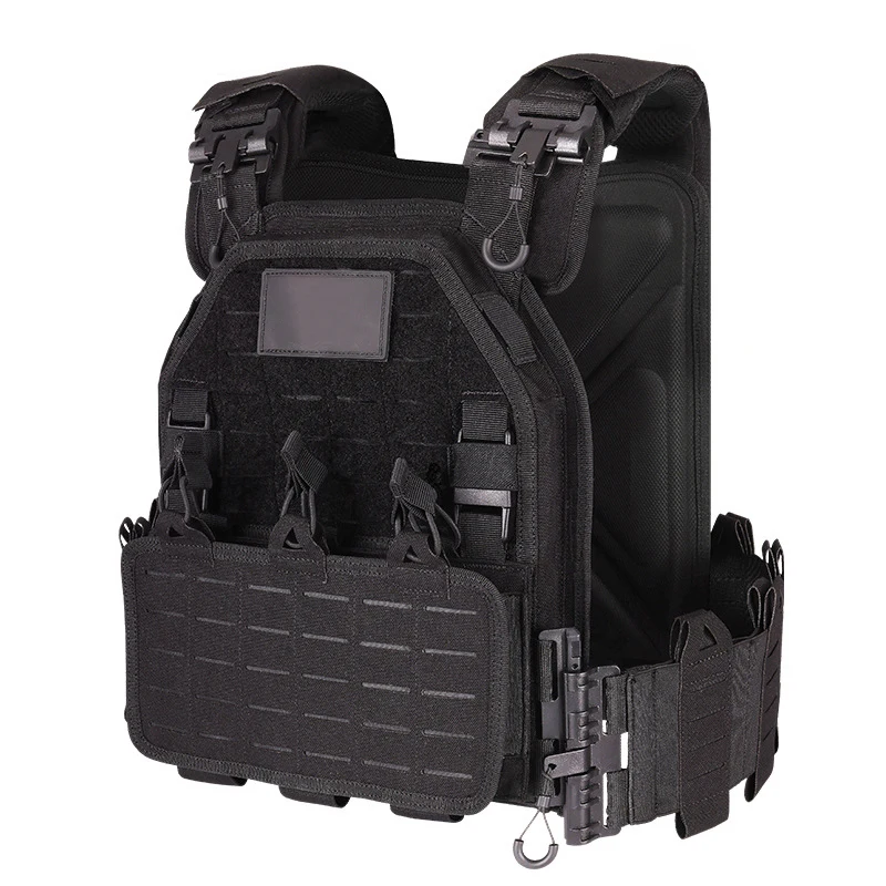 Chaleco táctico MOLLE ligero SWAT corte láser liberación rápida - imagen 4