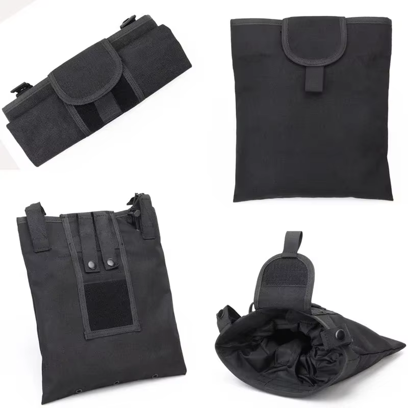 Bolsa MOLLE plegable porta municiones con cordón utilitaria