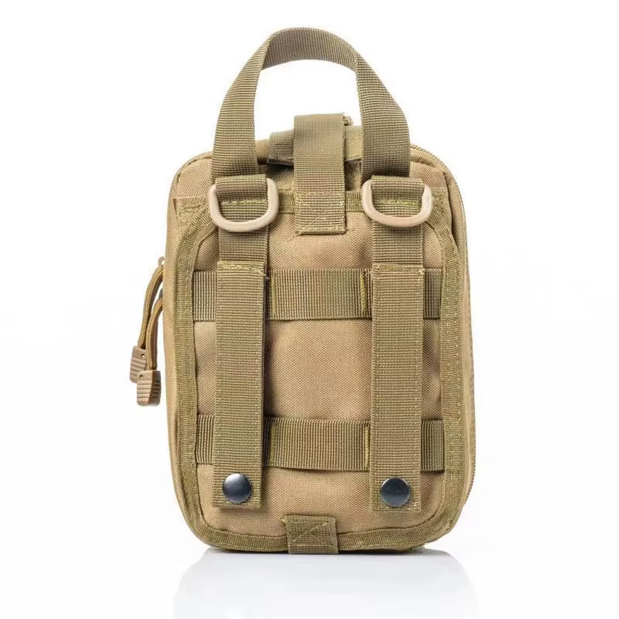 Riñonera táctica MOLLE modular – Camuflaje woodland outdoor y senderismo - imagen 5