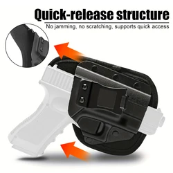 Funda táctica para pistola oculta ABS con clip de cinturón