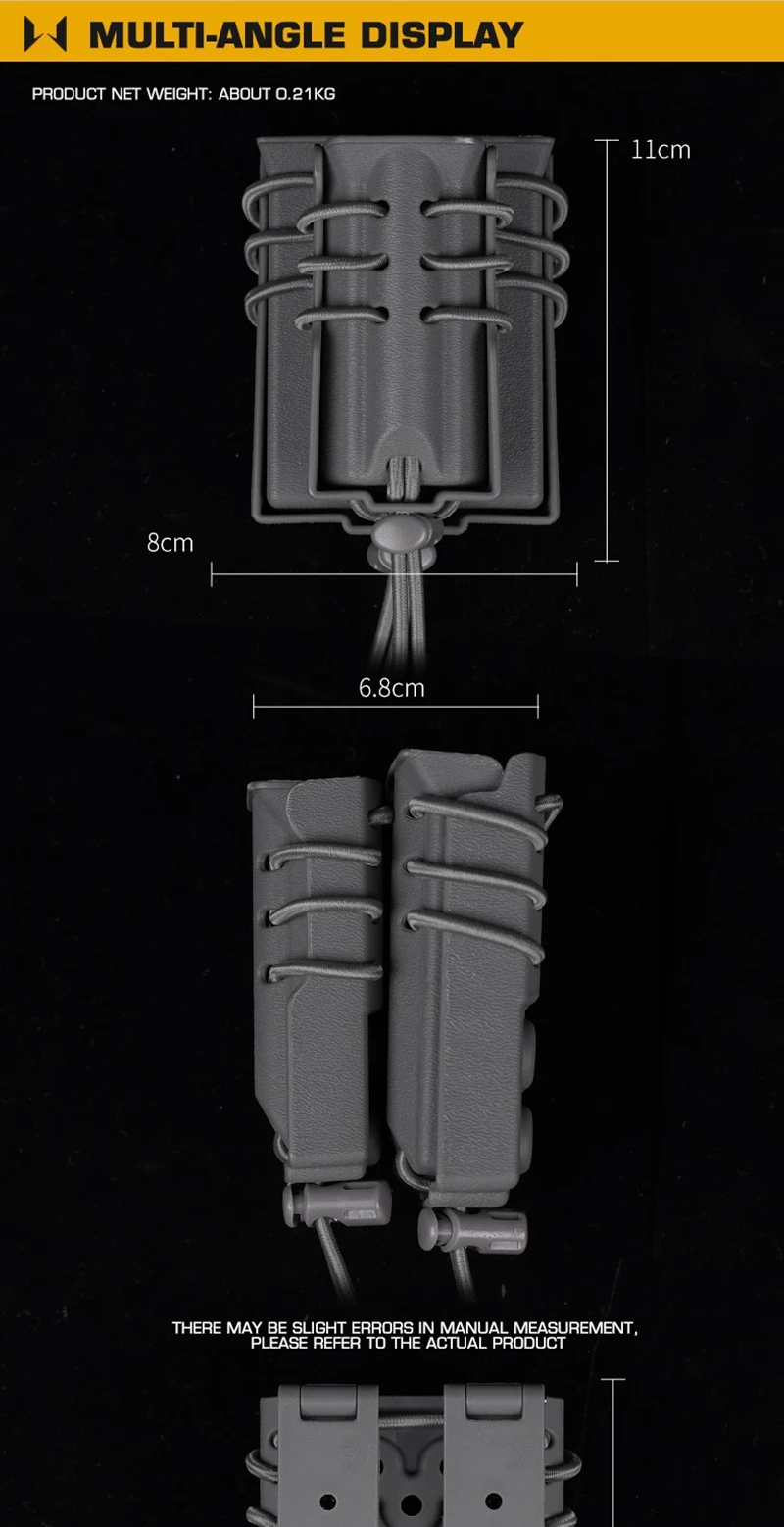 Módulo de pistola con espacio para accesorio