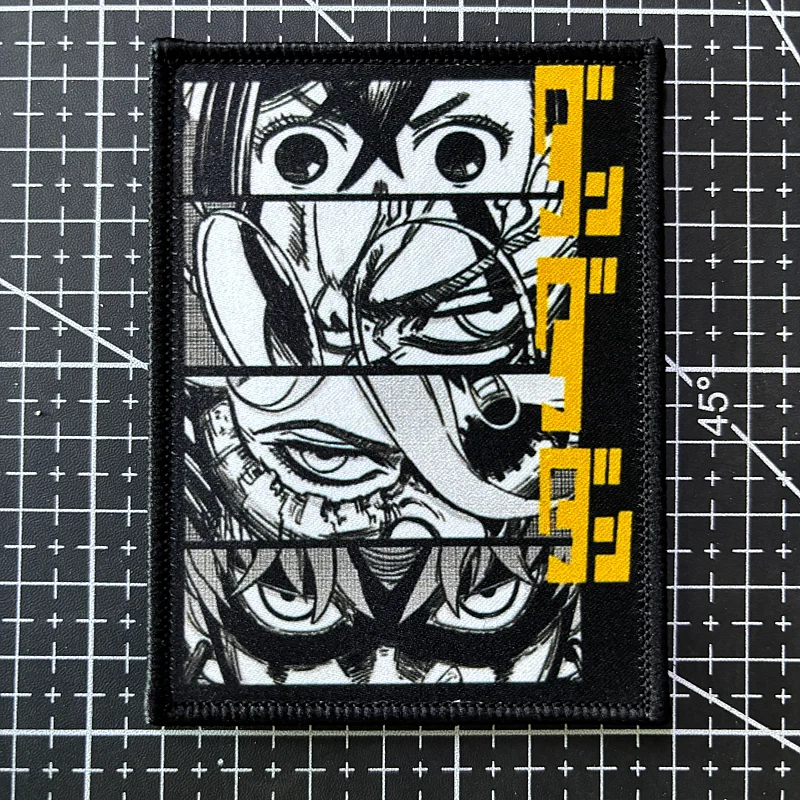 Parche táctico anime japonés Ojos con velcro para mochila - imagen 5
