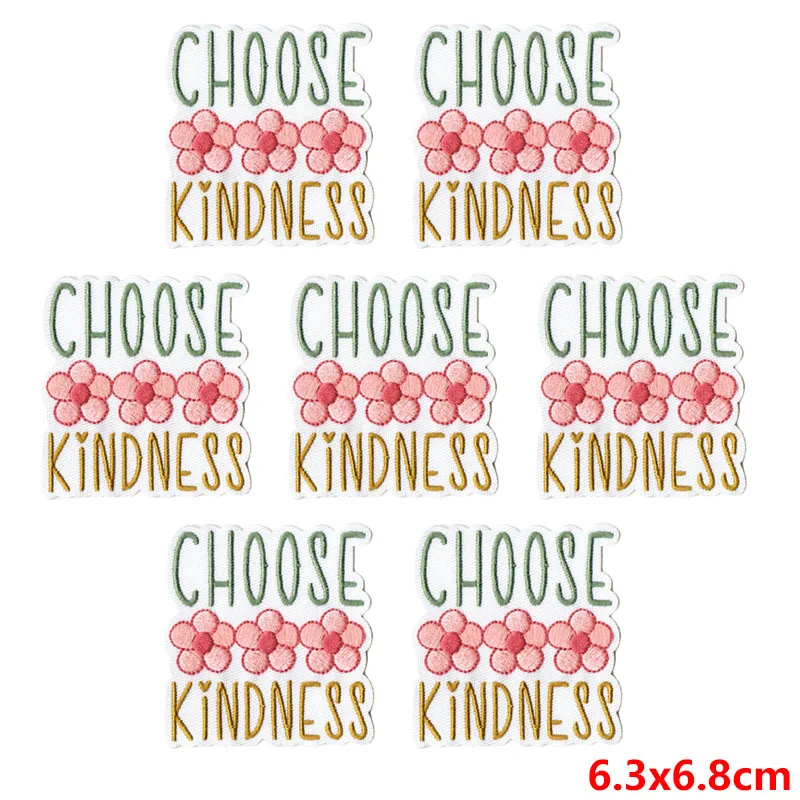 Parche bordado termoadhesivo frases inspiradoras para ropa - imagen 2