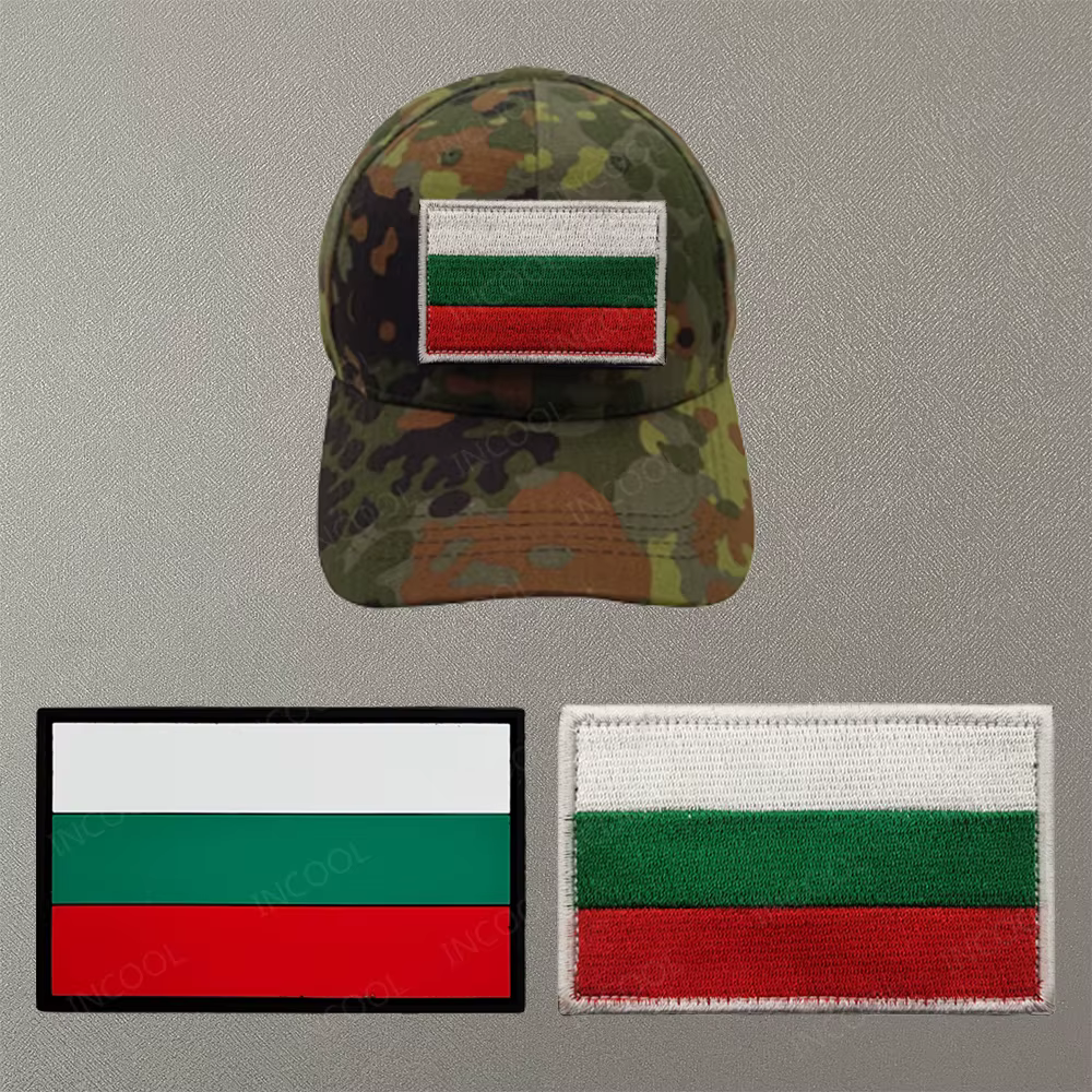 Parche táctico PVC bandera Bulgaria – Para mochila o chaqueta - imagen 5