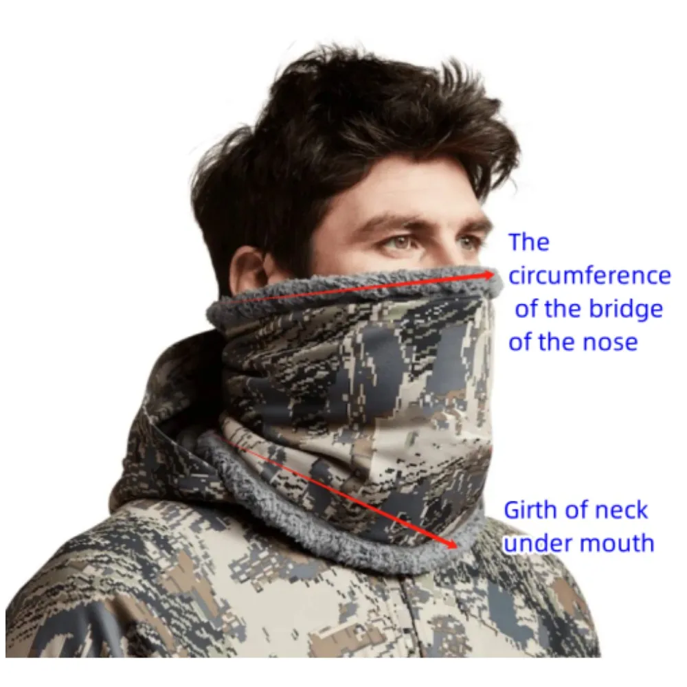 Polaina cuello táctica invernal cálida de calidad para hombre - imagen 5