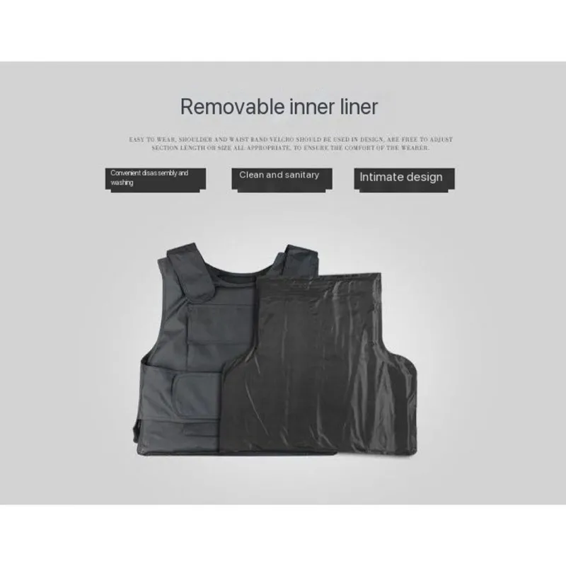 Chaleco antibalas táctico de manganeso con protección corporal - imagen 3