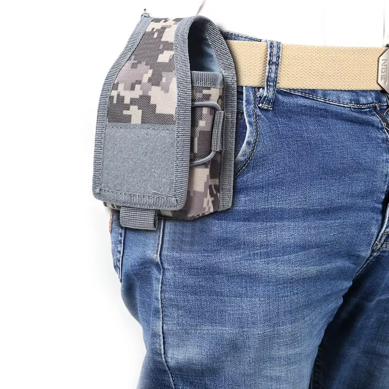 Bolsa táctica MOLLE para walkie-talkie – Funda de cintura exterior - imagen 2
