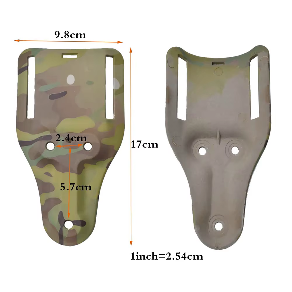Adaptador plataforma MOLLE universal para funda de pistola con correa - imagen 4