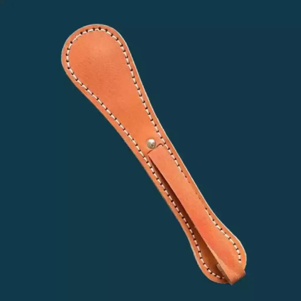 Claqueta de cuero con plomo, cosida a mano, entrenamiento fitness - imagen 4