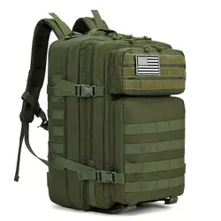 Mochila táctica gran capacidad para caza, senderismo y camping