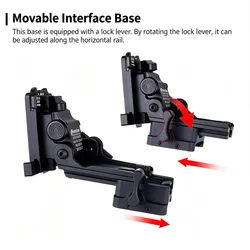 Soporte NVG universal de aluminio para casco