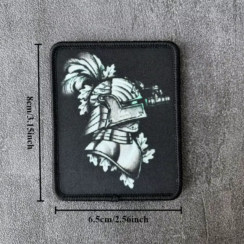 Parche táctico soldado estampado – Insignia moral para ropa y mochilas